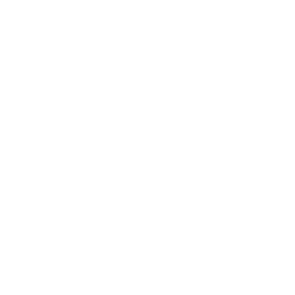 Minimalistična bela ilustracija metulja, simbol narave in lahkotnosti, uporabljena pri oblikovanju nabiralniške beležnice Lunin vrt.